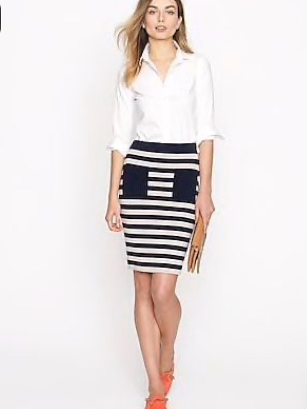 J.Crew Striped SweaterSkirt
